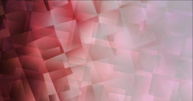 4K açık pembe, eşkenar dörtgenli kırmızı soyut animasyon.