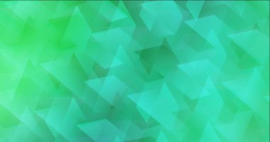 4K açık yeşil dikdörtgenli akış videosu.