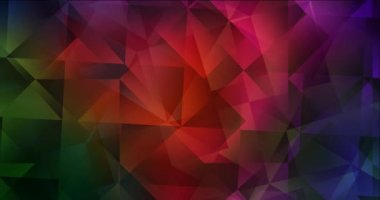 4K döngü koyu yeşil, kırmızı hareketli slayt gösterisi.