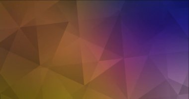 4K koyu pembe, sarı çokgen soyut görüntüler.