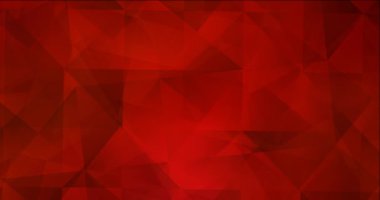 4K ışık kırmızı çokgen soyut görüntü döngüsü.