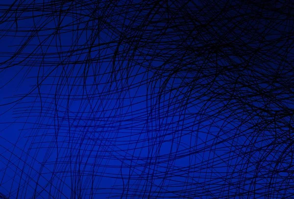 Σκούρο Μπλε Διανυσματικό Πρότυπο Γραμμές Λαμπερό Πολύχρωμο Εικονογράφηση Απλό Στυλ — Διανυσματικό Αρχείο