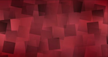 Eşkenar dörtgen ile 4K ışık kırmızı video görüntüsü.