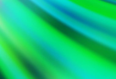 Açık yeşil vektör parlak dokuyu bulanıklaştırdı. Parlak renkli bir illüstrasyon. Tasarımlar için arka plan.