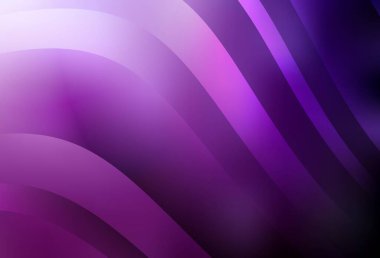 Eğri çizgileri olan koyu pembe vektör düzeni. Soyut tarzda gradyan çizgilerle akıllı illüstrasyon. Web siteniz için soyut tasarım.