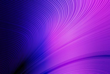 Açık Mor, pembe çizgili vektör arkaplan. Alnında çizgiler olan soyut bir çizim. Markan için yeni kompozisyon.