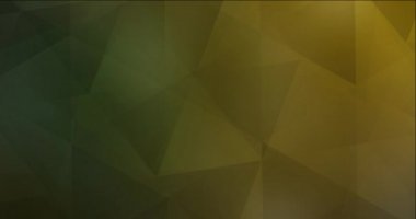 4K döngüsü koyu yeşil, sarı soyut video örneği.