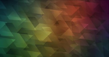 4K döngü koyu yeşil, eşkenar dörtgen ile kırmızı video görüntüleri.