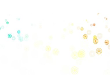 Küresel ışık çok renkli vektör deseni. Soyut arka planda bulanık kabarcıklar ve renkli gradyan. İş ilanınız için tasarım.