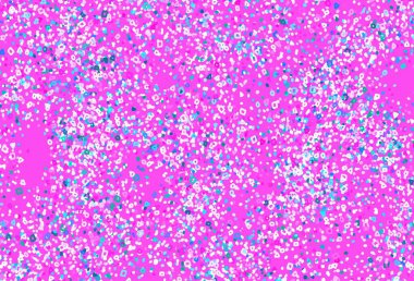 Açık Mor, soyut şekilli pembe vektör dokusu. Rastgele şekillerle soyut tarzda dekoratif tasarım. Duvar kağıtları için zarif tasarım.