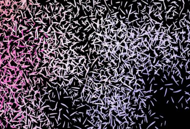 Koyu mor, renkli çizgileri olan pembe vektör dokusu. Keskin çizgili parlak renkli çizimler. Reklam, kitapçıklar, broşürler için desen.