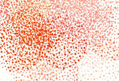 Dairesel açık kırmızı vektör şablonu. Doğa tarzında bulanık halkaları olan güzel renkli çizimler. Güzel web siteleri için desen.