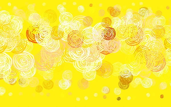 明亮的橙色矢量优雅的墙纸与玫瑰 闪烁着花的抽象图解 您的业务的新设计 — 图库矢量图片