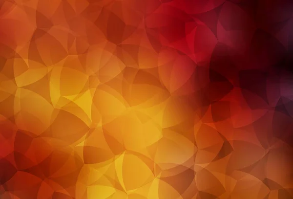 Темно Оранжевый Векторный Треугольник Красочная Абстрактная Иллюстрация Треугольниками Совершенно Новый — стоковый вектор