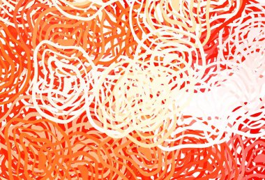 Rastgele şekilli açık kırmızı vektör deseni. Rastgele şekillerle soyut tarzda dekoratif tasarım. Bir cep telefonu için arka plan.