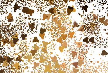 Soyut şekilli Light Orange vektör arkaplanı. Rastgele şekillerle soyut tarzda dekoratif tasarım. Kartvizitiniz için modern tasarım.