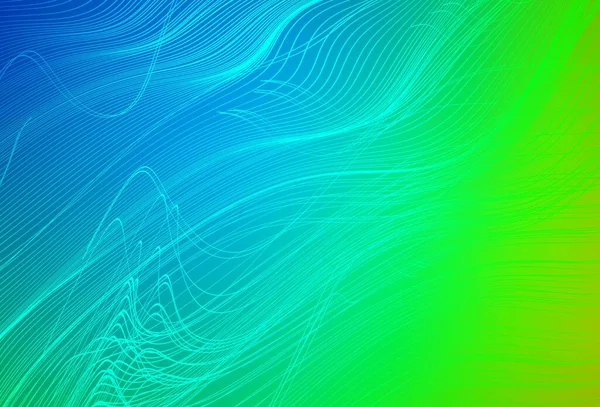 Светло Голубой Зеленый Вектор Красочная Иллюстрация Абстрактном Стиле Градиентом Новый — стоковый вектор