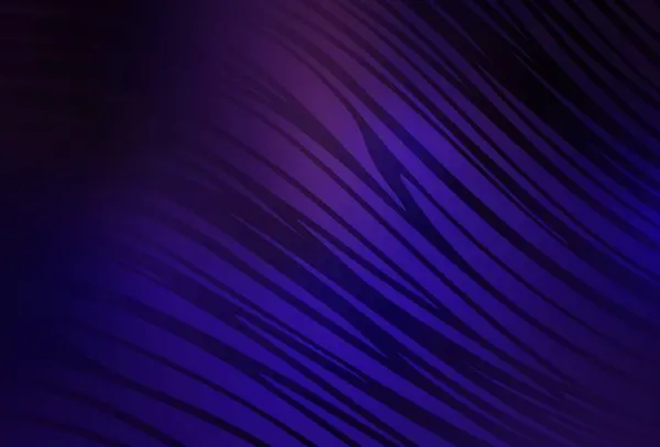 Темно Фіолетовий Рожевий Векторний Візерунок Вигнутими Лініями Барвиста Градієнтна Ілюстрація — стоковий вектор