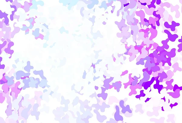 浅粉色 蓝色矢量纹理与抽象形式 现代抽象的图解与彩色的随机形式 简单地设计你的网站 — 图库矢量图片
