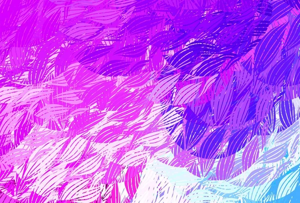 Светло Розовый Синий Векторный Узор Случайными Формами Декоративный Дизайн Абстрактном — стоковый вектор