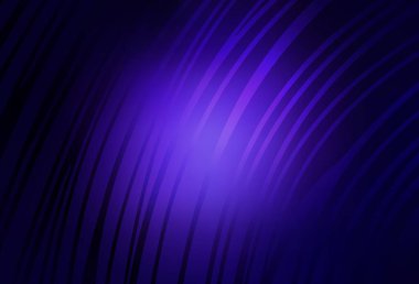 Koyu mor çizgili vektör arkaplan. Basit çizgilerle renkli gradyan çizimi. Posterler ve afişler için iş tasarımı.