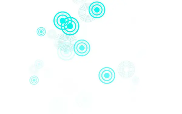 Светло Зеленая Векторная Текстура Дисками Размытые Пузыри Абстрактном Фоне Красочным — стоковый вектор