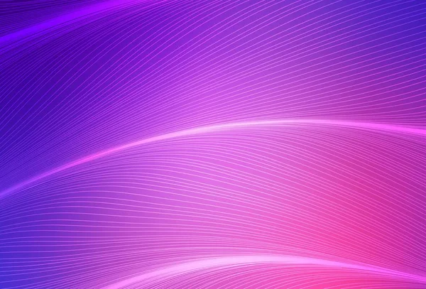 Açık Mor, pembe çizgili vektör arkaplan. Eğri şekilli yepyeni renkli bir tasvir. Marka kitabı için şık bir desen.