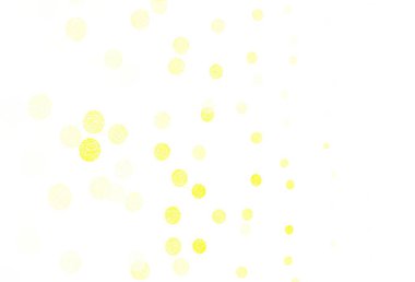 Açık yeşil, benekli sarı vektör arka plan. Soyut arka planda bulanık kabarcıklar ve renkli gradyan. İş ilanınız için tasarım.