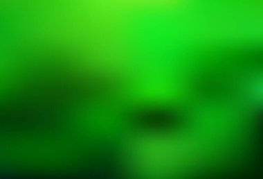 Açık yeşil vektör soyut parlak şablonu bulanıklaştırdı. Yaratıcı illüstrasyon, yarım tonlu ve eğimli. Web siteniz için bulanık tasarım.
