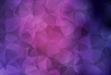 Koyu Mor, Pembe vektör çokgen çizimi. Üçgenlerden oluşan parlayan çokgen çizimler. Web siteniz için çokgen tasarım.