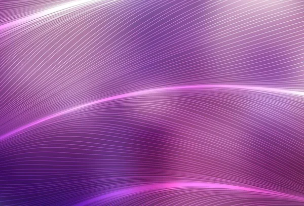 Светло Фиолетовая Розовая Текстура Изогнутыми Линиями Красочная Абстрактная Иллюстрация Градиентными — стоковый вектор