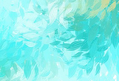 Karmaşık şekilli açık yeşil vektör şablonu. Soyut gradyan şekilli basit renkli çizimler. Kartvizitiniz için modern tasarım.