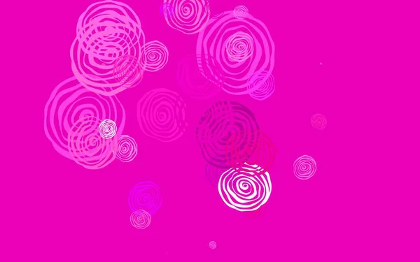 Rose Pâle Vecteur Abstrait Toile Fond Avec Des Roses Illustration — Image vectorielle