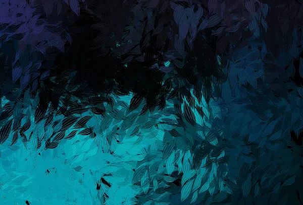 Koyu pembe, yapraklı mavi vektör zarif arkaplan. Bulanık şekilli ve yapraklı yepyeni bir resim. Duvar kağıdı tasarımınız için yeni bir doku.