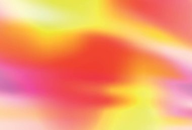 Açık Kırmızı, Sarı vektör parlak şablonu bulanıklaştırdı. Parlak renkli bir illüstrasyon. Bir cep telefonu için arka plan.