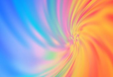 Açık mavi, sarı vektör parlak deseni bulanıklaştırdı. Eğilimli zarif, parlak bir çizim. Web siteniz için bulanık tasarım.