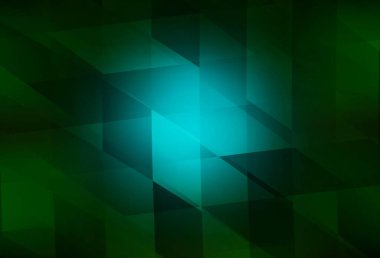 Dikdörtgenli koyu yeşil vektör arkaplan. Soyut arkaplanda dikdörtgenler ve renkli gradyanlar. İniş sayfası için modern şablon.