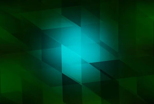 Fond Vectoriel Vert Foncé Avec Rectangles Rectangules Sur Fond Abstrait — Image vectorielle