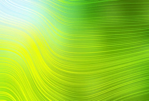 Verde Claro Vector Amarillo Diseño Abstracto Brillante Ilustración Abstracta Moderna — Vector de stock