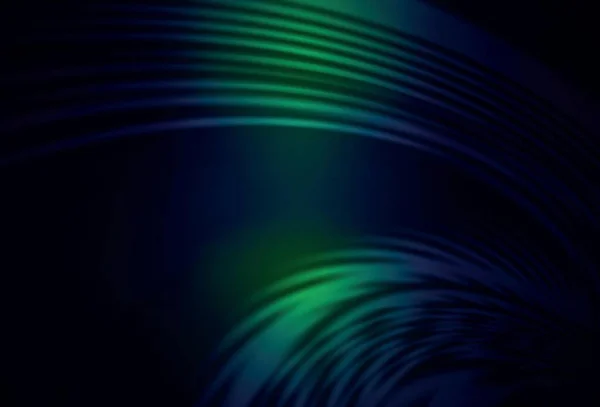 Темно Синій Зелений Вектор Розмитий Яскравий Шаблон Блискуча Абстрактна Ілюстрація — стоковий вектор