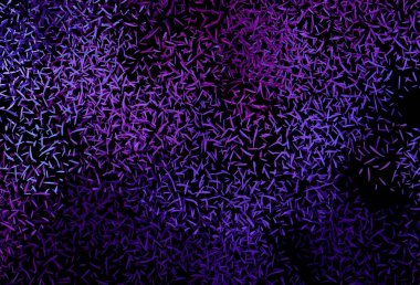 Koyu mor, tekrarlanan çubuklu pembe vektör şablonu. Çizgilerle modern geometrik soyut çizim. Reklamınız, posteriniz, afişiniz için en iyi tasarım.