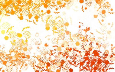 Açık kırmızı vektör, çiçekli zarif duvar kağıdı, güller. Çiçeklerle karalama tarzında renkli çizimler. Marka kitabınız için yeni şablon.