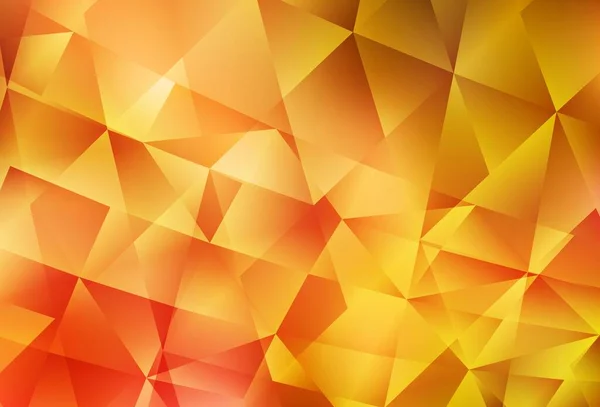 Світло Оранжевий Вектор Сяючий Трикутний Фон Трикутна Геометрична Вибірка Градієнтом — стоковий вектор