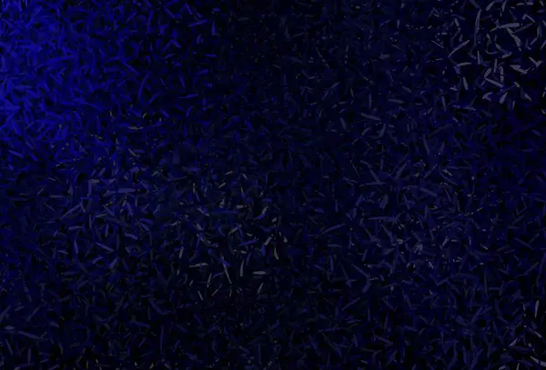 Fondo Vectorial Azul Oscuro Con Líneas Rectas Ilustración Abstracta Geométrica — Vector de stock