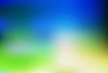 Açık mavi, yeşil vektör soyut parlak doku. Gradyan tasarımlı, soyut, ışıltılı çizimler. Marka kitabı için zarif bir arkaplan.