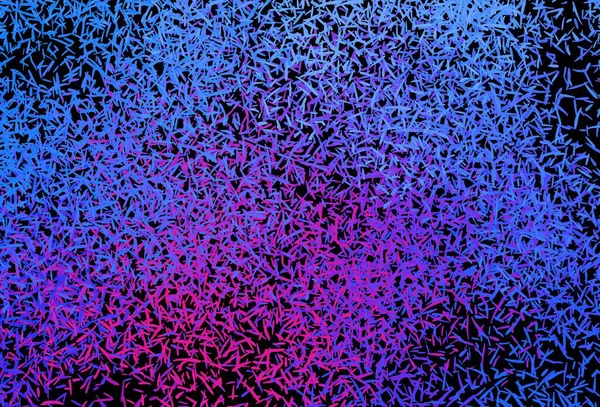 Dunkelrosa Blauer Vektorhintergrund Mit Gestreiften Streifen Bunt Leuchtende Illustration Mit — Stockvektor