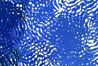 Eğri çizgileri olan hafif BLUE vektör arkaplanı. Eğri şekilli yepyeni renkli bir tasvir. Cep telefonu ekranları için arkaplan.