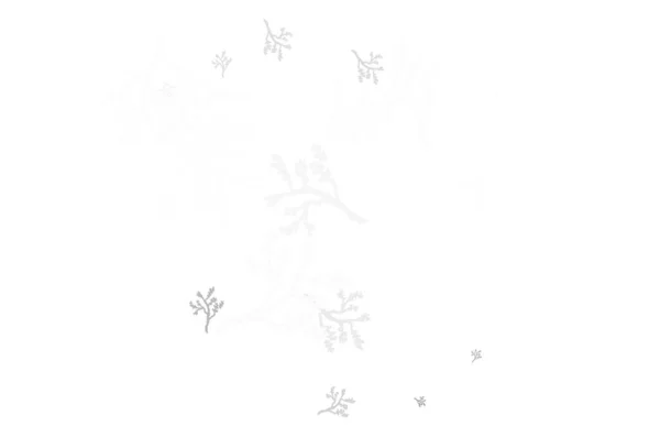 Plantilla Elegante Vector Gris Claro Con Sakura Diseño Decorativo Estilo — Vector de stock
