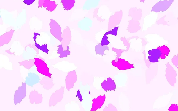 Modèle Vectoriel Rose Clair Bleu Avec Des Formes Chaotiques Design — Image vectorielle