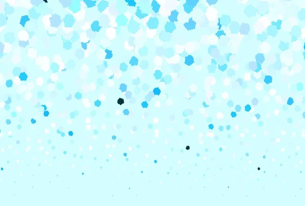 Rose Clair Motif Vectoriel Bleu Avec Des Formes Aléatoires Illustration — Image vectorielle